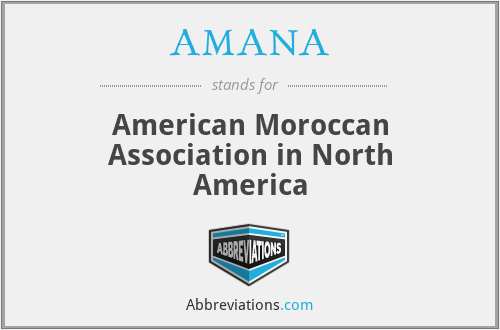 AMANA - American Moroccan Association in North America