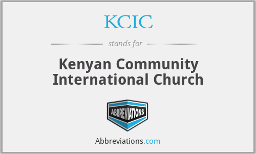 KCIC - Kenyan Community International Church