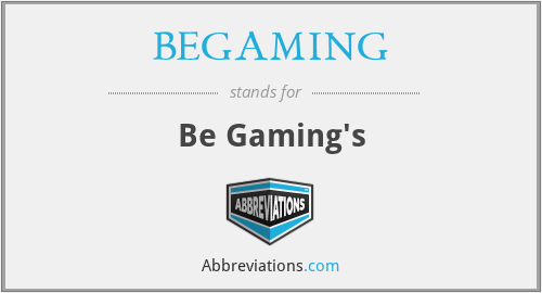 BEGAMING - Be Gaming's