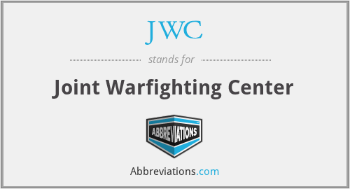 JWC - Joint Warfighting Center