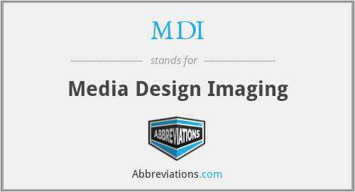 MDI - Media Design Imaging