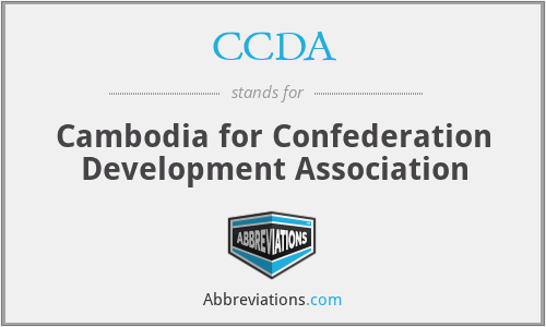 CCDA - Cambodia for Confederation Development Association