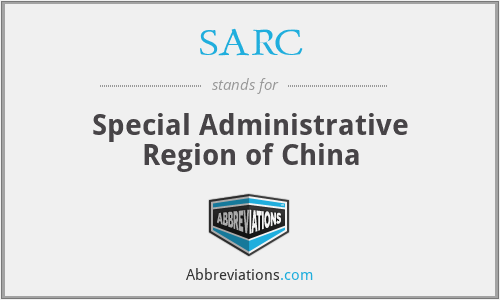 SARC - Special Administrative Region of China