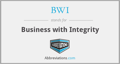 BWI - Business with Integrity
