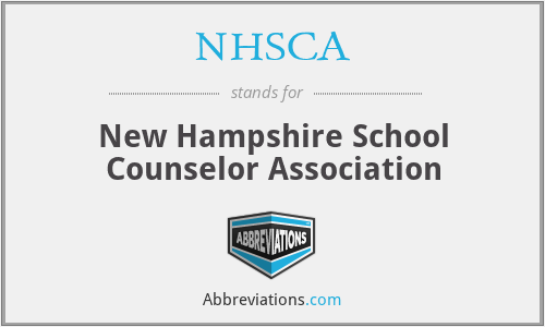NHSCA - New Hampshire School Counselor Association