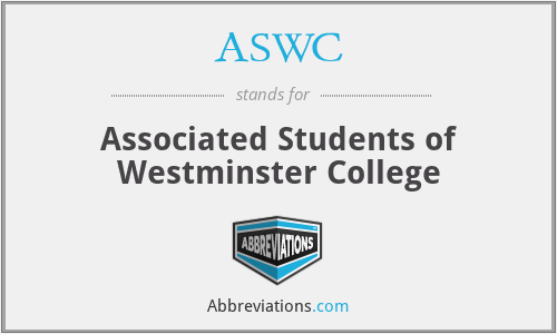 ASWC - Associated Students of Westminster College