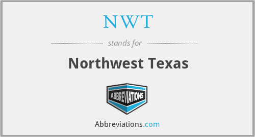 NWT - Northwest Texas