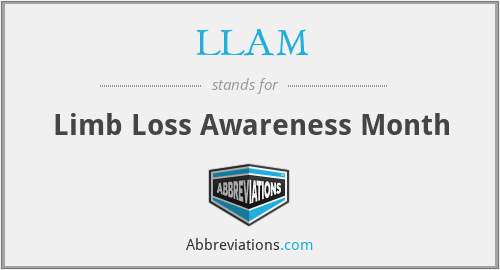 LLAM - Limb Loss Awareness Month