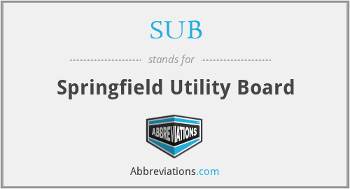 SUB - Springfield Utility Board