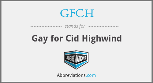 GFCH - Gay for Cid Highwind