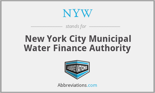 NYW - New York City Municipal Water Finance Authority
