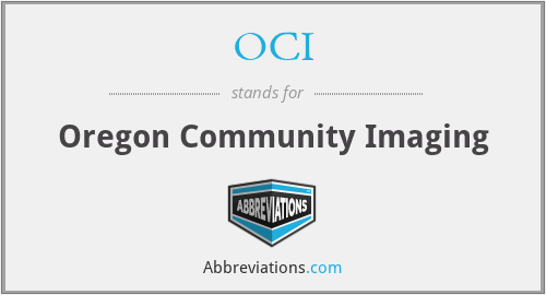 OCI - Oregon Community Imaging
