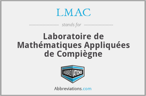 LMAC - Laboratoire de Mathématiques Appliquées de Compiègne