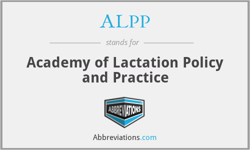 ALPP - Academy of Lactation Policy and Practice