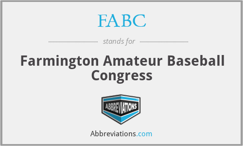 FABC - Farmington Amateur Baseball Congress