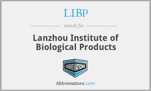 LIBP - Lanzhou Institute of Biological Products