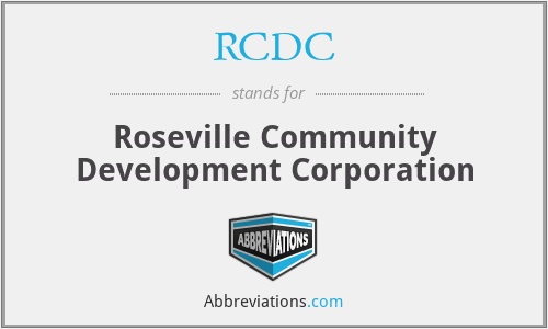 RCDC - Roseville Community Development Corporation