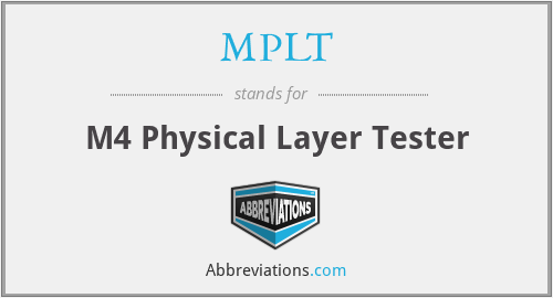MPLT - M4 Physical Layer Tester