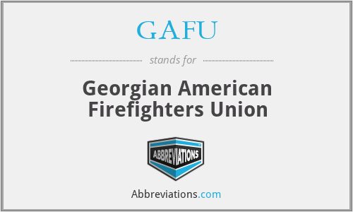 GAFU - Georgian American Firefighters Union