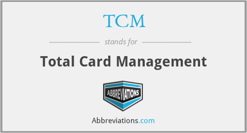 TCM - Total Card Management