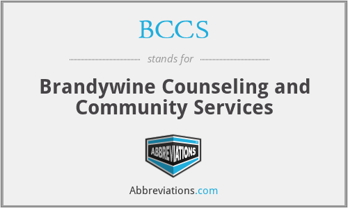 BCCS - Brandywine Counseling and Community Services