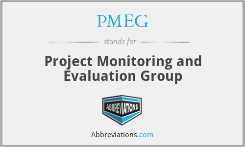 PMEG - Project Monitoring and Evaluation Group