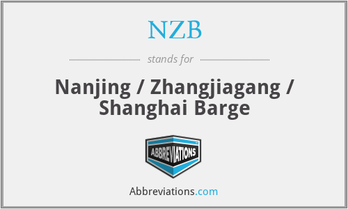 NZB - Nanjing / Zhangjiagang / Shanghai Barge