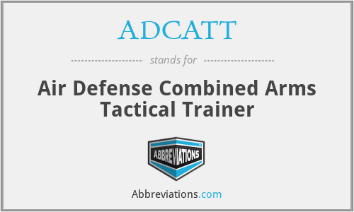 ADCATT - Air Defense Combined Arms Tactical Trainer