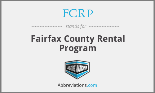FCRP - Fairfax County Rental Program