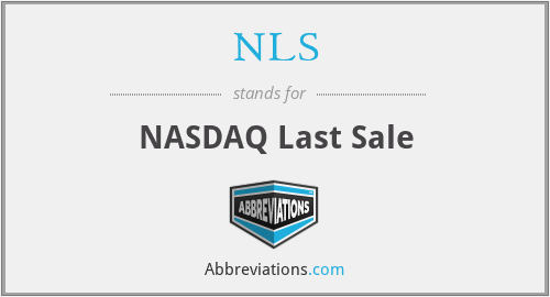 NLS - NASDAQ Last Sale