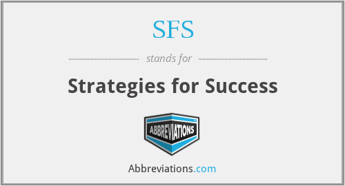 SFS - Strategies for Success