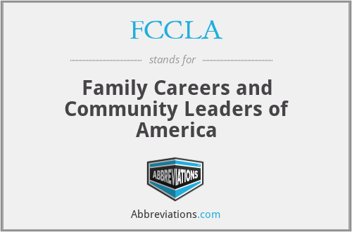 FCCLA - Family Careers and Community Leaders of America