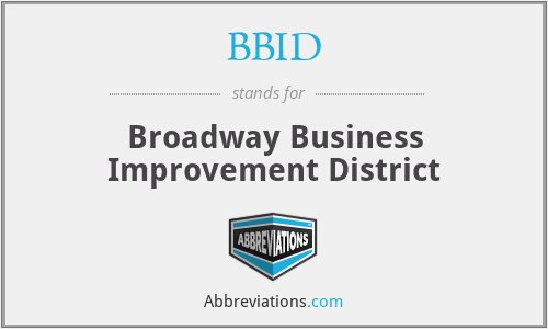 BBID - Broadway Business Improvement District