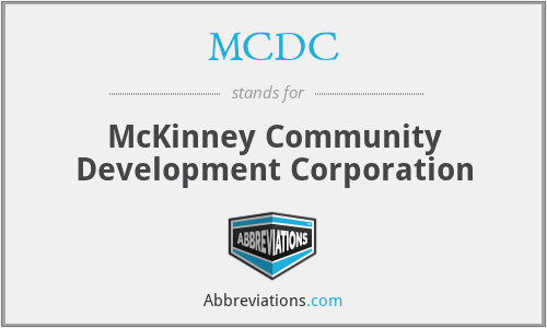MCDC - McKinney Community Development Corporation