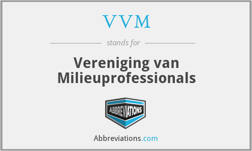VVM - Vereniging van Milieuprofessionals