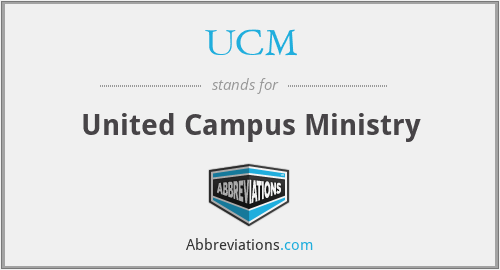 UCM - United Campus Ministry