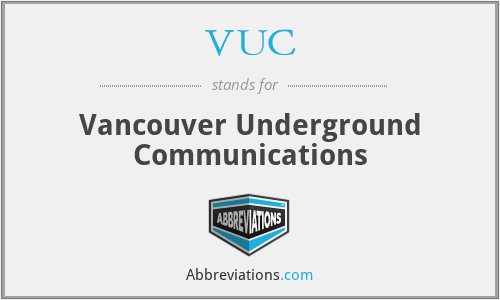 VUC - Vancouver Underground Communications