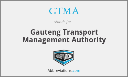 GTMA - Gauteng Transport Management Authority