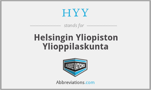 HYY - Helsingin Yliopiston Ylioppilaskunta