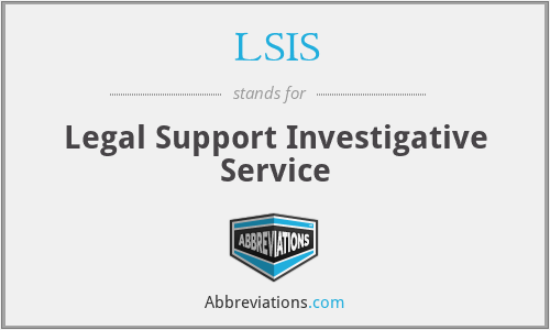 LSIS - Legal Support Investigative Service