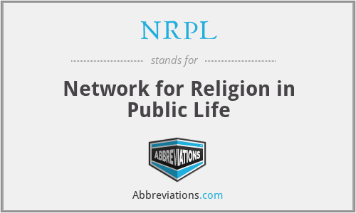 NRPL - Network for Religion in Public Life