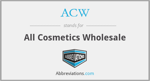 ACW - All Cosmetics Wholesale