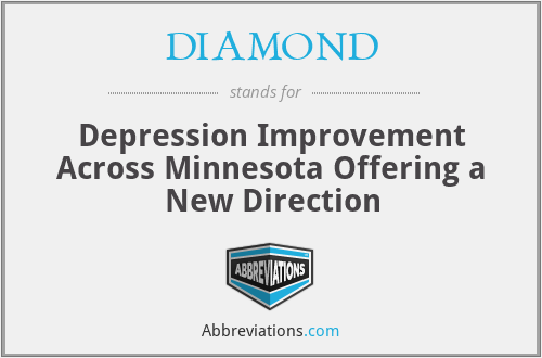 DIAMOND - Depression Improvement Across Minnesota Offering a New Direction