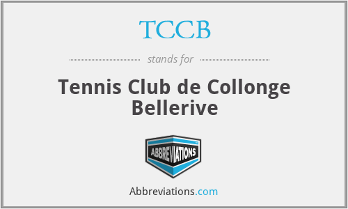 TCCB - Tennis Club de Collonge Bellerive