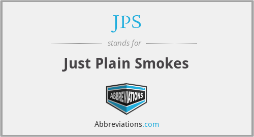 JPS - Just Plain Smokes