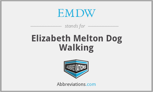 EMDW - Elizabeth Melton Dog Walking