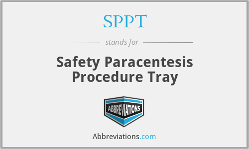 SPPT - Safety Paracentesis Procedure Tray