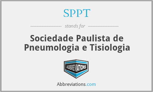 SPPT - Sociedade Paulista de Pneumologia e Tisiologia