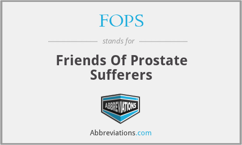 FOPS - Friends Of Prostate Sufferers