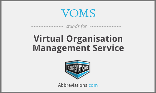 VOMS - Virtual Organisation Management Service